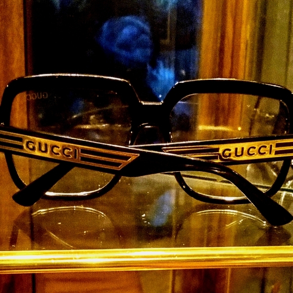 GUCCI CLEAR LENS OVERSIZED GLASSES - Picture 2 of 4